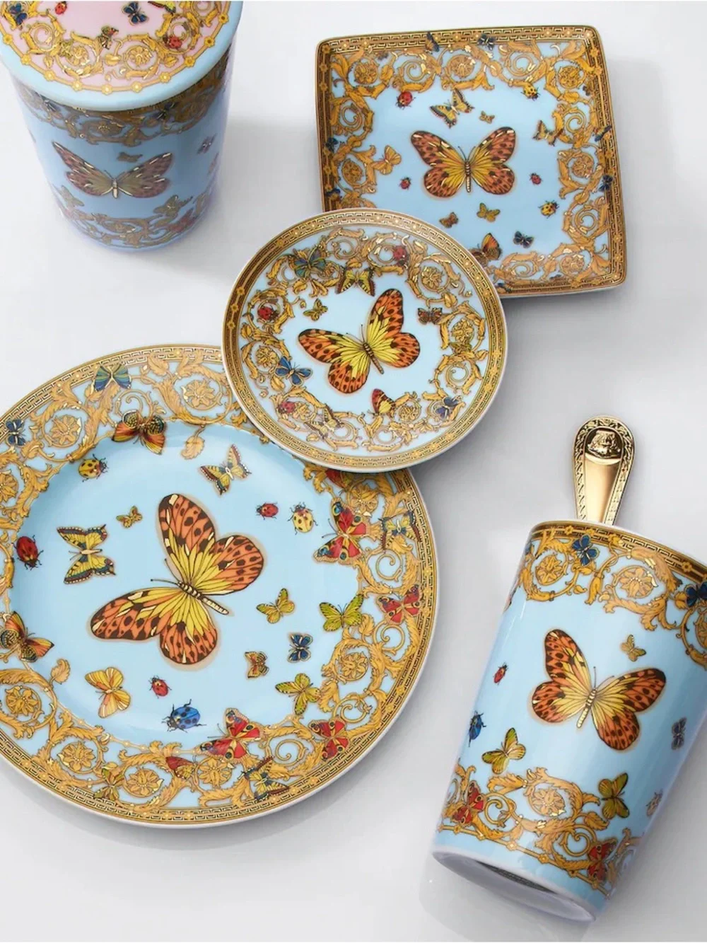 VERSACE Le Jardín Canapé or Trinket Dish NWOT - Picture 5 of 5